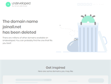 Tablet Screenshot of joinall.net